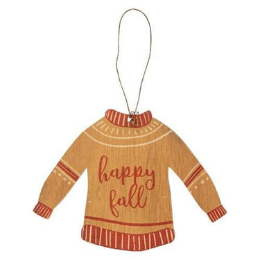 3 Set Fall Sweater Wooden Ornaments - The Fox Decor